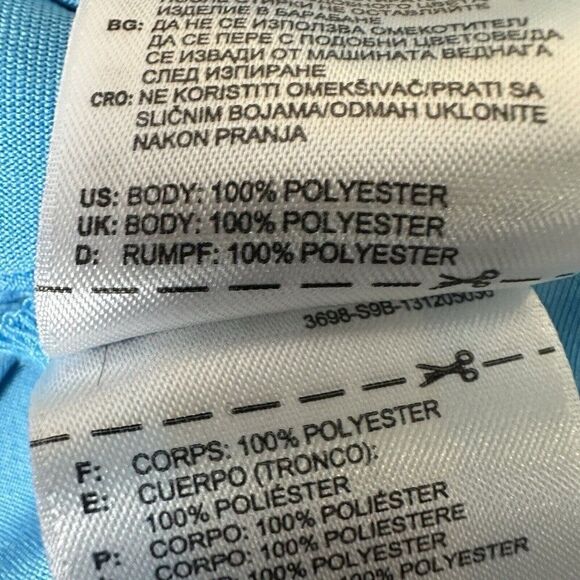 Adidas Golf Adizero Polo Shirt Mens XL Blue Geometric‎ Short Sleeve Casual Adult - Picture 3 of 7